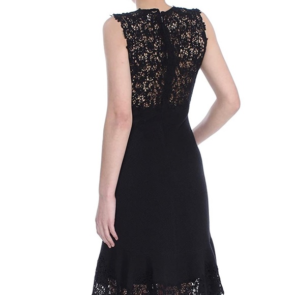 NWOT Rebecca Taylor Lace Fit Flare Dress - Picture 3 of 4